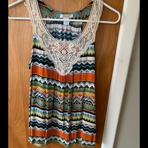 Poetry tank top. Size medium.